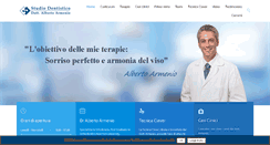 Desktop Screenshot of albertoarmenio.it